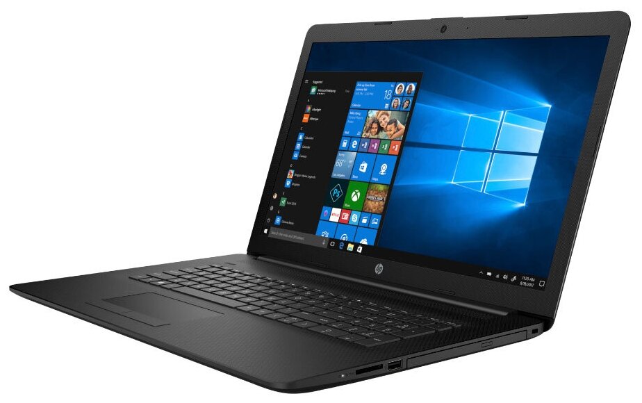 Ноутбук HP 17-by2018ur Pentium Gold 6405U4Gb1TbIntel UHD Graphics173SVAHD 1600x900Windows 10blackWiFiBTCam