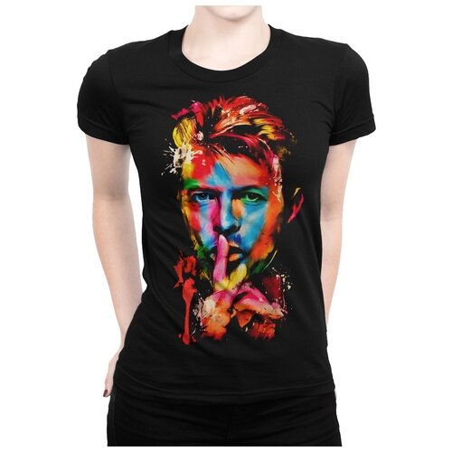 фото Футболка dream shirts дэвид боуи женская 2xl черная
