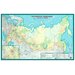 Геоцентр Политико-административная карта Российская Федерация с антибликовой ламинацией (4660000230119), 80 × 120 см