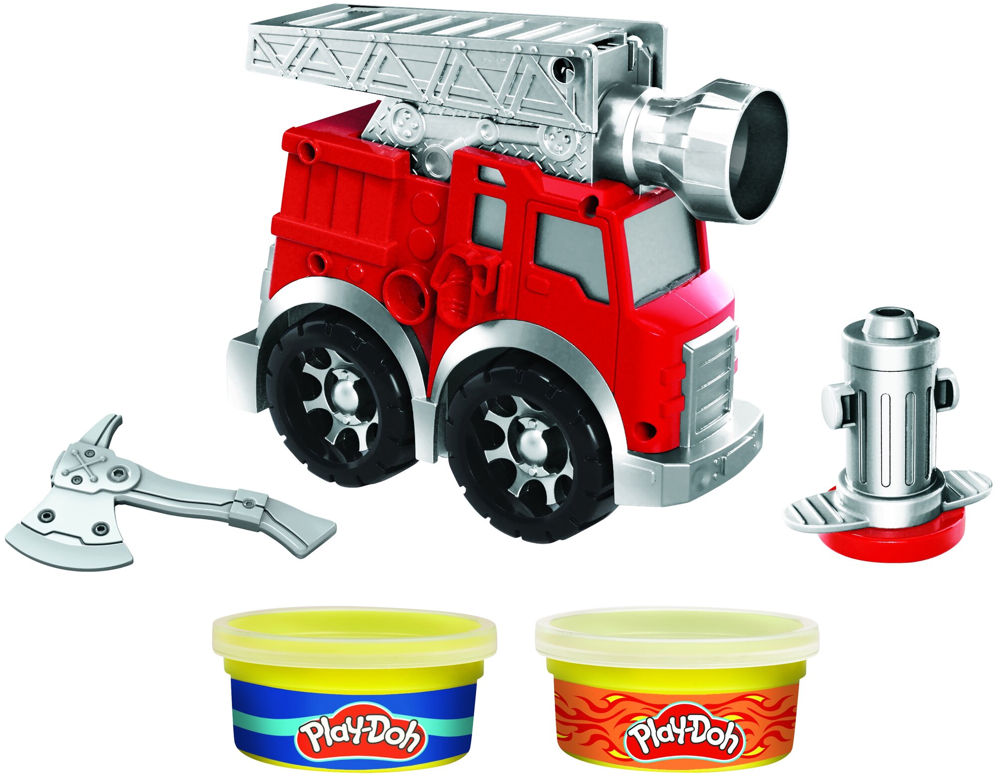Play-Doh Набор для лепки мини "Пожарная машина" - фото №3