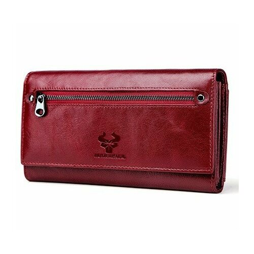 фото Кошелек maxsvetshop, фактура тиснение, красный