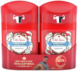 Дезодорант стик Old Spice Wolfthorn, 2 шт., 50 мл