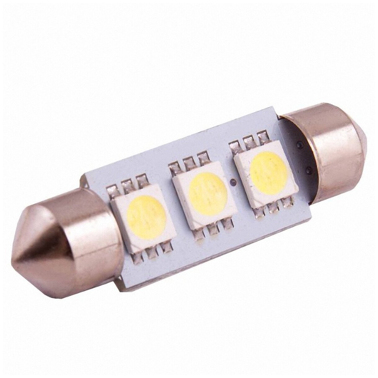 Лампа автомобильная светодиодная SKYWAY SJ-3SMD-5050-39MM W T11 C5W SV8.5