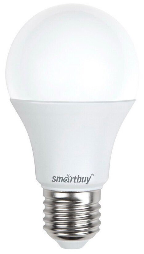 Лампа светодиодная SmartBuy SBL E27, A60, 11Вт, 6000 К