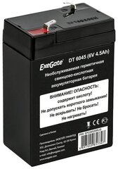 Аккумуляторная батарея ExeGate DT 6045 (6V 4.5Ah, клеммы F1)