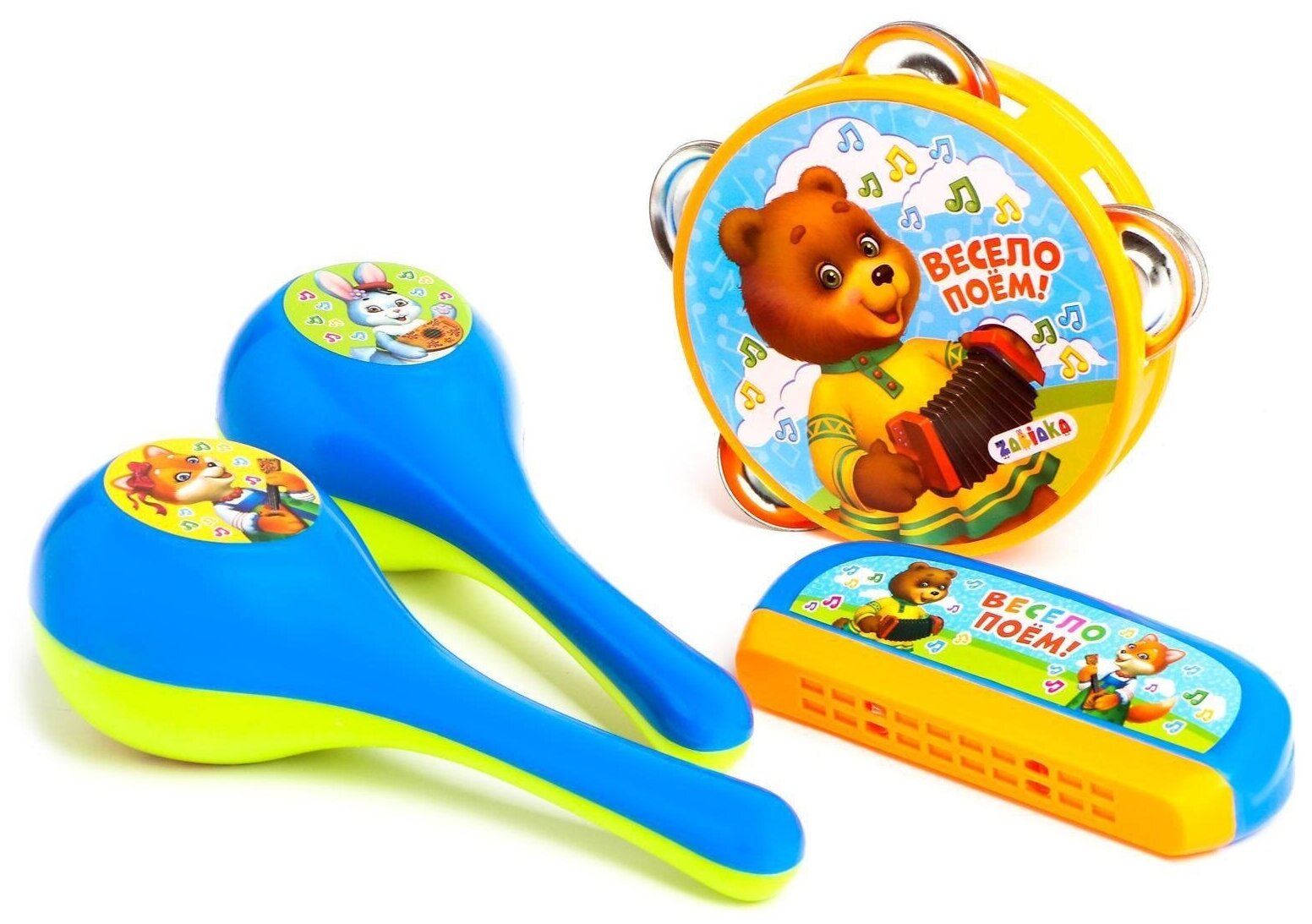 фото ZABIAKA Набор муз. инструментов "Весело поём!", №SL-00892c