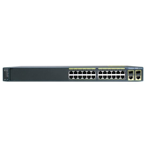 Коммутатор Cisco WS-C2960R+24TC-L коммутатор cisco cgs 2520 24tc