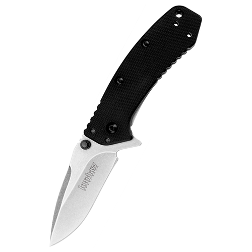Нож складной kershaw Cryo Hinderer серебристый/черный