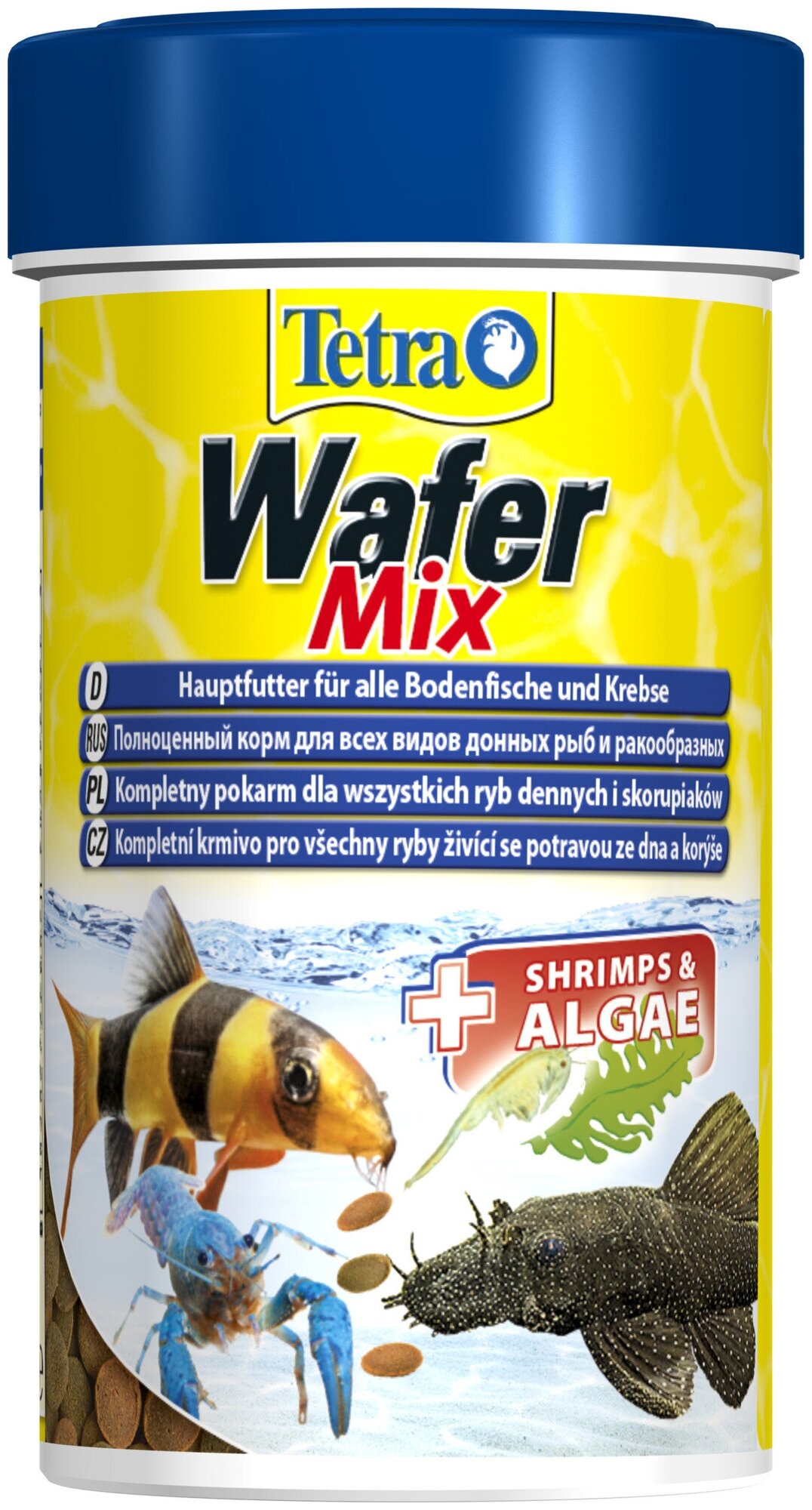 Сухой корм для рыб ракообразных Tetra Wafer Mix