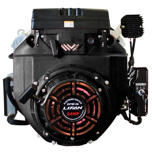 Двигатель LIFAN 2V78F-2A (24 л. с, катушка 20А, вал 25мм, ручной/электростартер, V-образный 2-хцилин