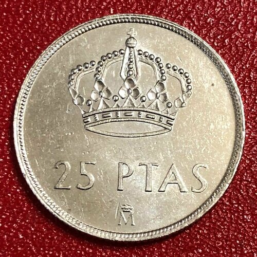 Монета Испания 25 песет 1983 год #5-9