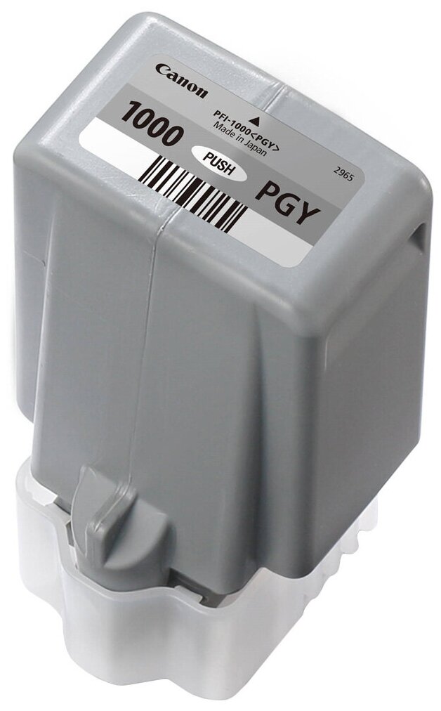Картридж Canon PFI-1000 PGY для IJ SFP PRO-1000 WFG фото серый 0553C001 - фото №3
