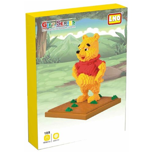 Конструктор Wisehawk  & LNO Винни Пух 1650 деталей NO. 188 Winnie the Pooh Gift Series