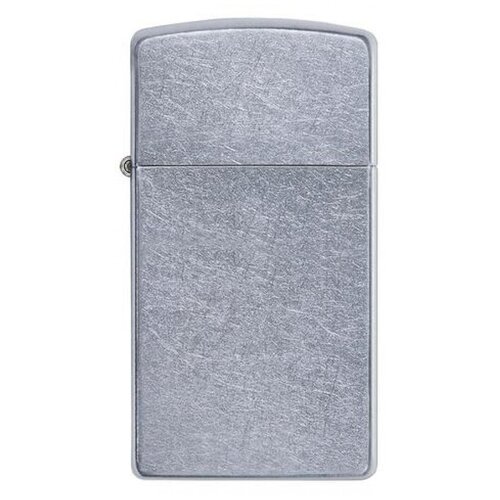 Zippo Slim зажигалка бензиновая Street Chrome 1 шт. 1 шт. 43 г