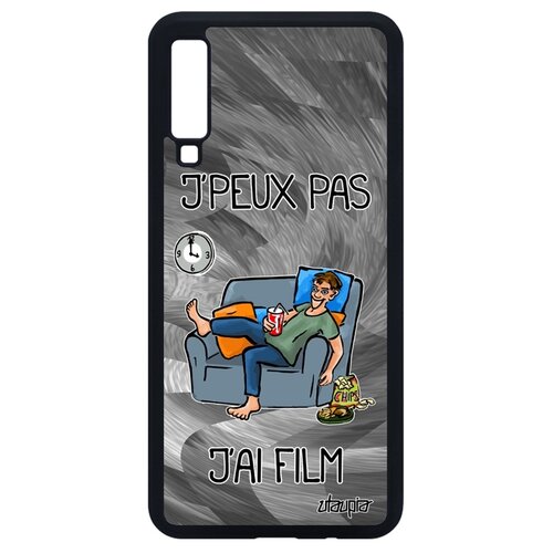фото Чехол на смартфон samsung galaxy a7 2018, "не могу - у меня фильм!" манга комикс utaupia