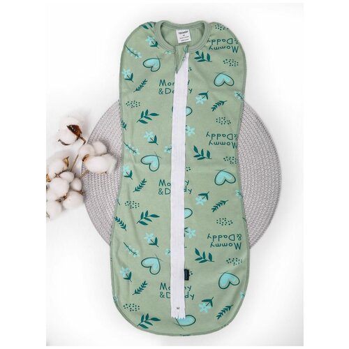 Пеленка кокон для новорожденных, размер 62 детский спальный мешок bc babycare хлопковая марлевая накидка пеленальный конверт для новорожденных двухсторонняя разделяющая молния коляск