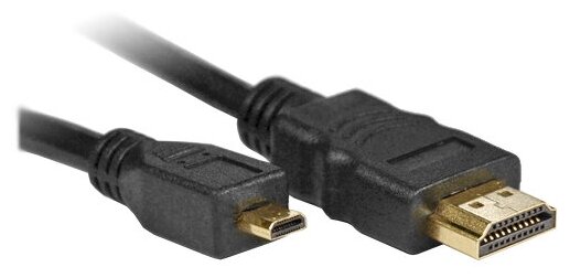 Кабель HDMI (M) - microHDMI (M) Mirex 1 метр. Для телевизоров, проекторов, ПК, видеокамер