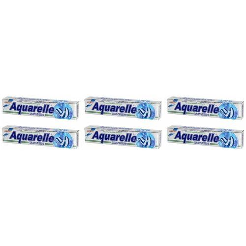 Зубная паста Aquarelle Whitening - 75 мл, 6 шт