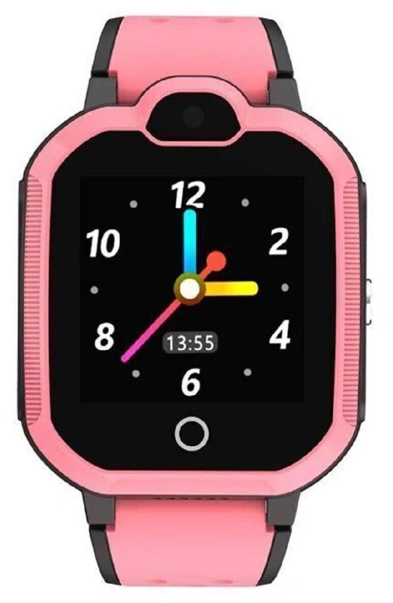 Детские умные часы Smart Baby Watch LT05 4G c gps трекером и HD камерой, розовый