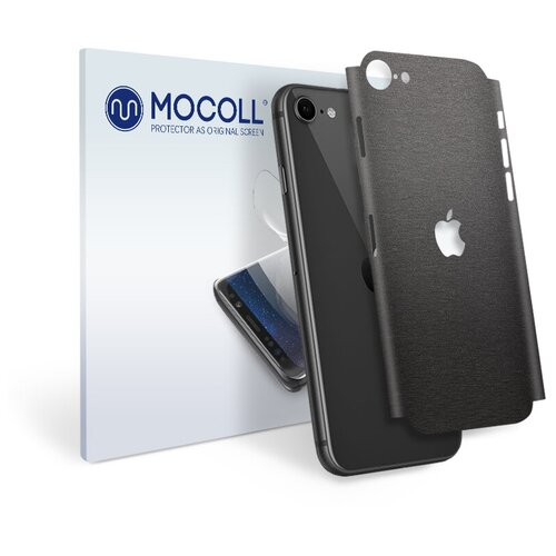 Пленка защитная MOCOLL для задней панели Apple iPhone 5 / 5S / SE Металлик Черный