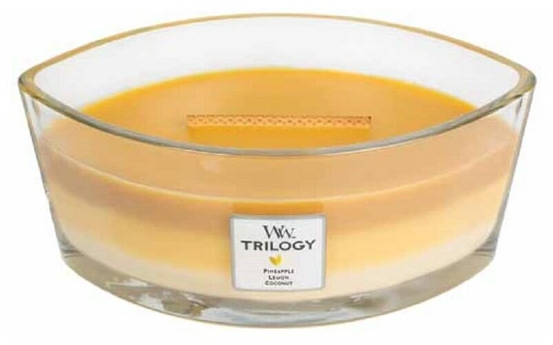  WoodWick Trilogy Fruits of Summer (Pineapple, Lemon, Coconut) (76958),  