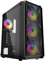 Powercase Корпус Mistral Edge, Tempered Glass, 4x 120mm 5-color fan, чёрный, ATX CMIEB-L4