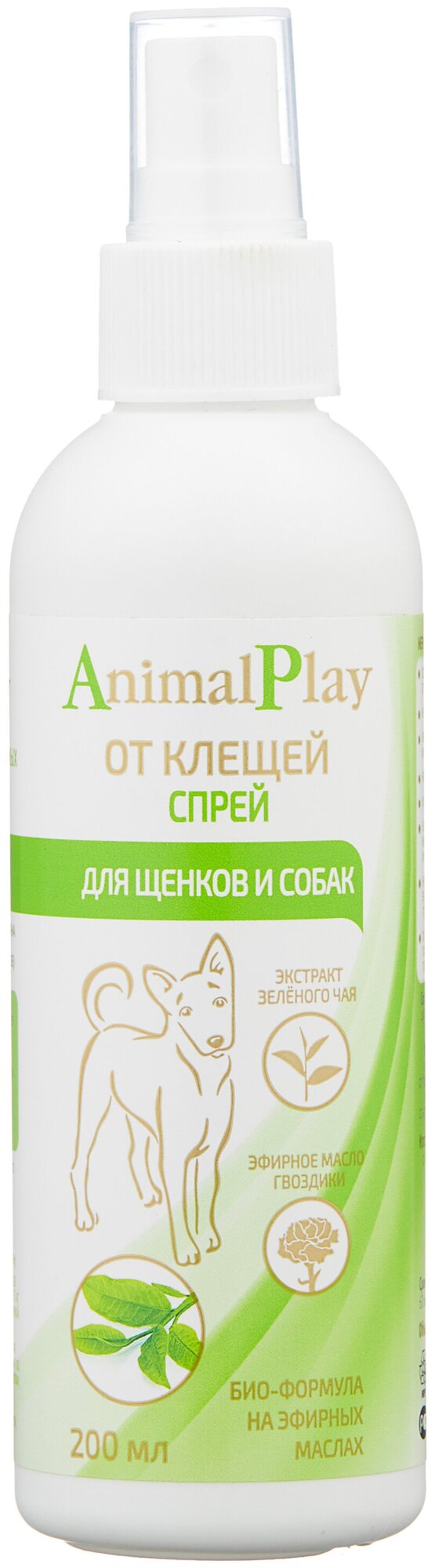 Animal Play спрей от блох и клещей репеллентный для домашних животных