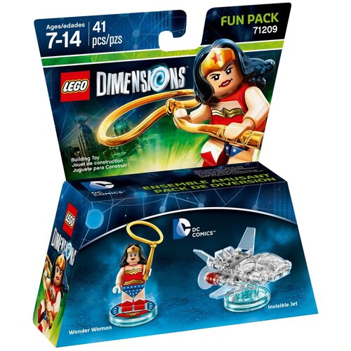 Конструктор LEGO Dimensions 71209 Чудо-женщина, 41 дет. скотт кэван саймон хьюго lego dc comics полная энциклопедия мини фигурок
