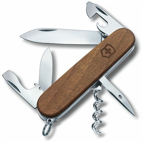 Мультитул брелок VICTORINOX Spartan wood коричневый нож victorinox spartan 1 3603 3 black