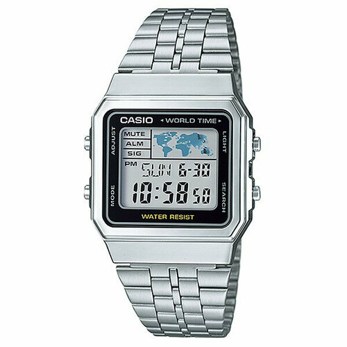 Наручные часы CASIO, серебряный casio ca 506d 1d