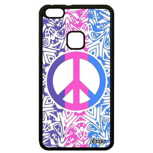 фото Чехол на смартфон p10 lite, "peace and love" рисунок мандала utaupia