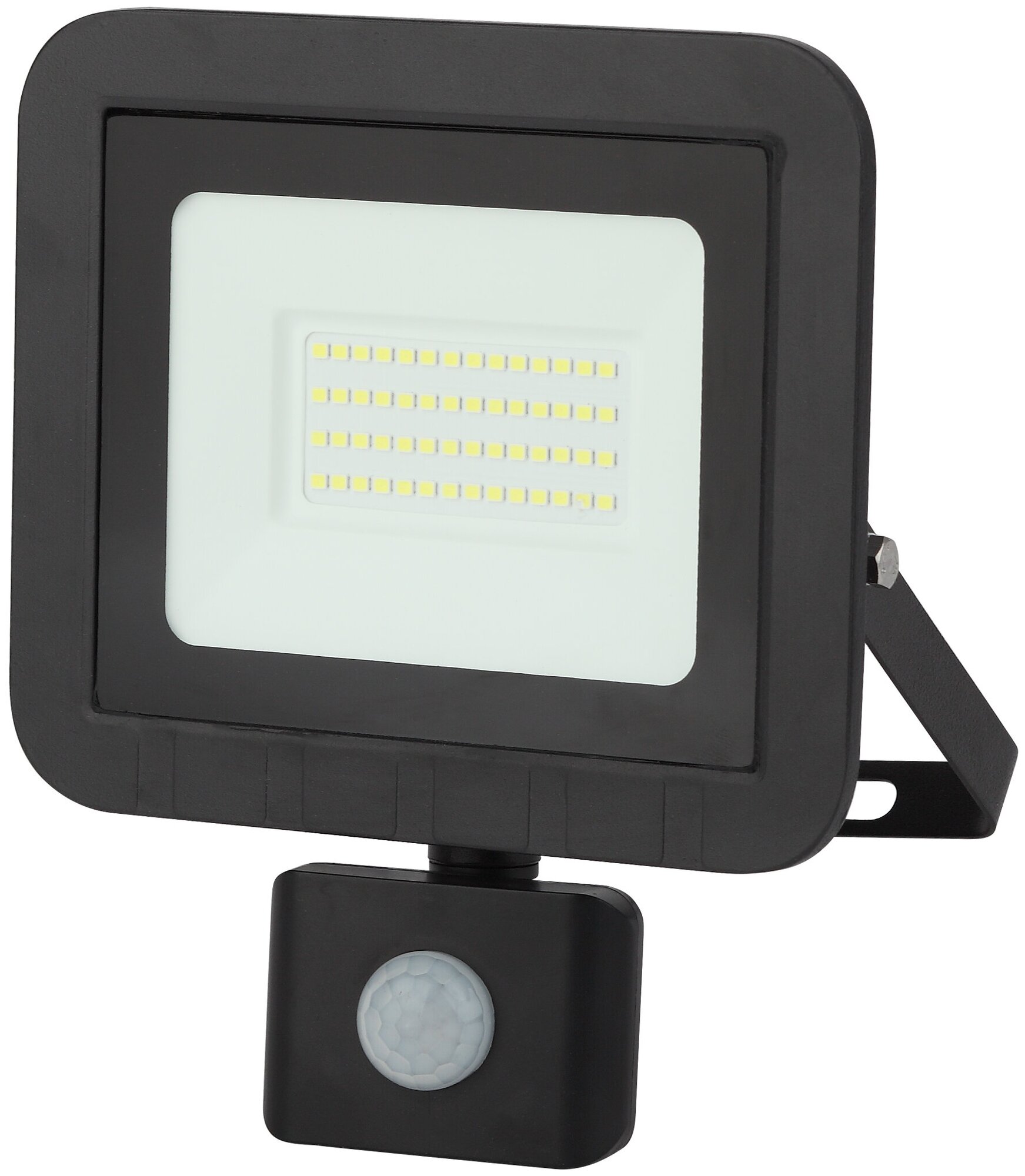 Прожектор уличный Эра Eco Slim LPR-041-2-65K-050 светодиодный 50Вт корп.мет.черный (б0043587)