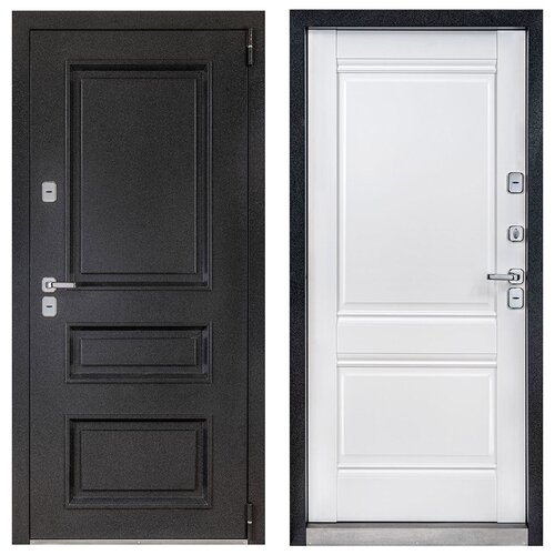 Дверь входная с терморазрывом Portika Porta T4 правая букле графит - аляска 980х2050 мм