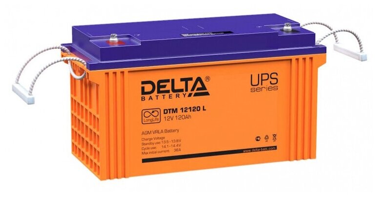 Аккумуляторная батарея DELTA Battery DTM 12120 L 120 А·ч