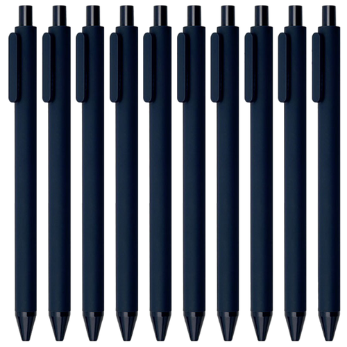 Набор гелевых ручек Kaco Pure Pen, 10 шт, черный цвет чернил набор гелевых ручек xiaomi kaco pure plastic gel ink pen 10 шт k1015