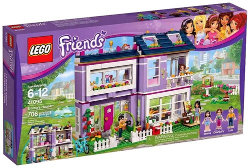 Конструктор LEGO Friends 41095 Дом Эммы, 706 дет.