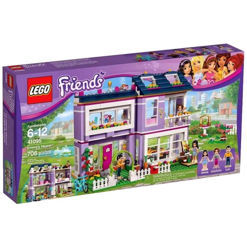 Конструктор LEGO Friends 41095 Дом Эммы, 706 дет. конструктор lego friends 41340 дом дружбы 722 дет