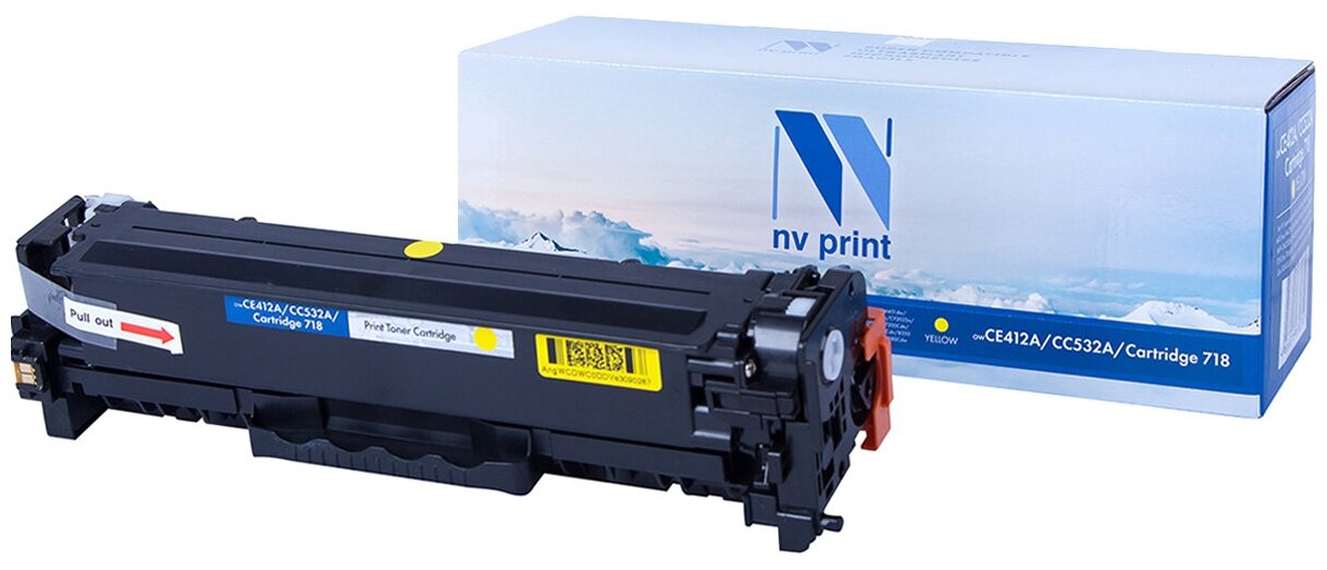 Картридж Nv-print CE412A/CC532A/Cartridge 718 Yellow