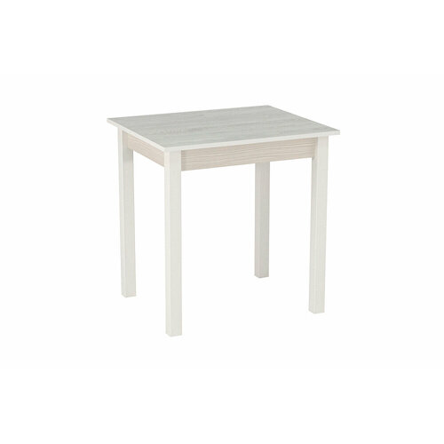 Стол Боровичи-Мебель Компакт белый / сосна белая 72х60х73 см
