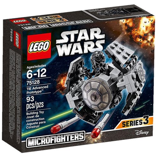 LEGO Star Wars 75128 Усовершенствованный прототип истребителя TIE, 93 дет. lego star wars 30275 продвинутый прототип tie 47 дет