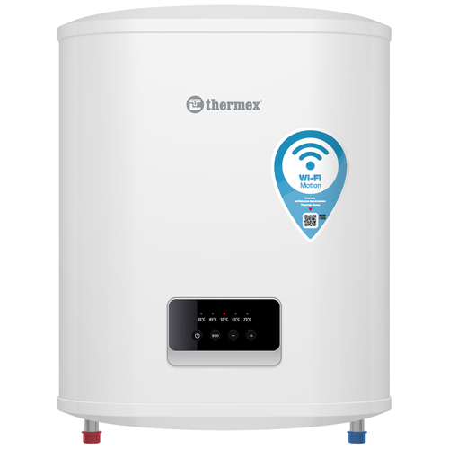 Накопительный электрический водонагреватель Thermex Bravo 30 Wi-Fi, белый электрический накопительный водонагреватель thermex thermex bravo 80 wi fi