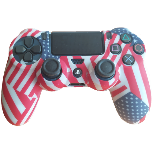 фото Силиконовый чехол на геймпад ps4: us flag dex