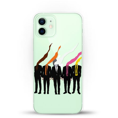 фото Силиконовый чехол псы на apple iphone 12 mini andy & paul
