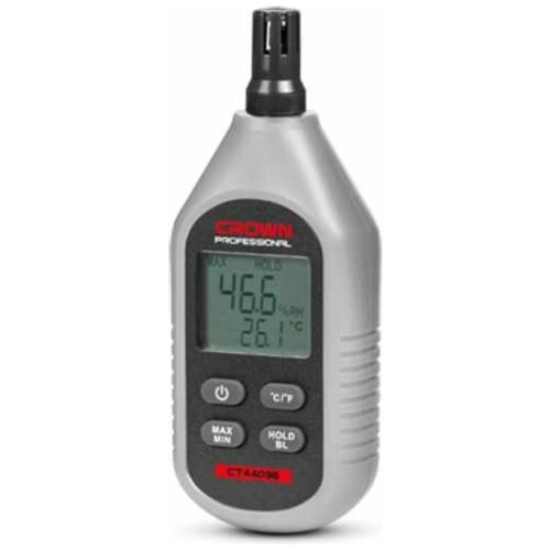 Измеритель влажности и температуры Crown CT44096 контроллер температуры и влажности с датчиком температуры и влажности цифровой измеритель температуры и влажности инкубатор