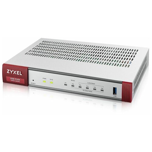 wi fi беспроводной межсетевой экран zyxel usg flex 100w белый Межсетевой экран ZYXEL ZyWALL USG FLEX 100W