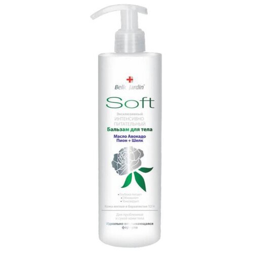 Belle Jardin Бальзам для тела Soft Масло Авокадо пион шелк 400 мл 445₽