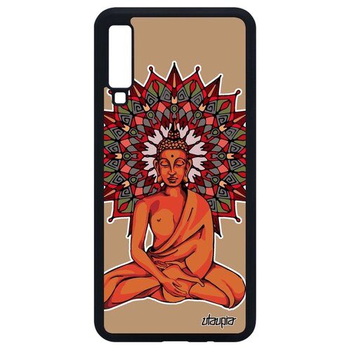 фото Чехол на телефон samsung galaxy a7 2018, "будда" индия статуя utaupia