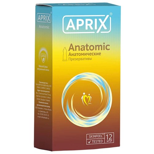 Презервативы Aprix Anatomic, 12 шт.