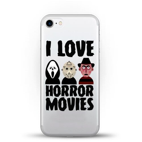 фото Силиконовый чехол фильмы ужасов на apple iphone 8 andy & paul