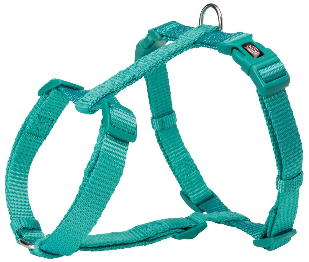 Trixie шлейка Premium H-Harness,M-L 52-75см /20мм океан